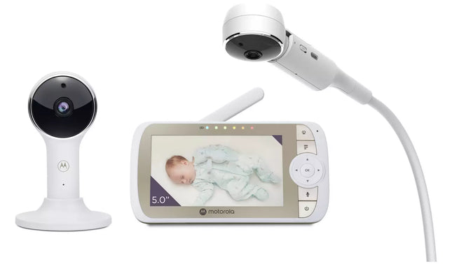 Motorola Baby Monitor med 5" föräldraenhet och Full HD-övervakning via app
