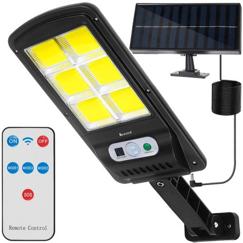 Solcelle lampe LED stærk 120 LED med ekstern solcelle-panel - We Do Better