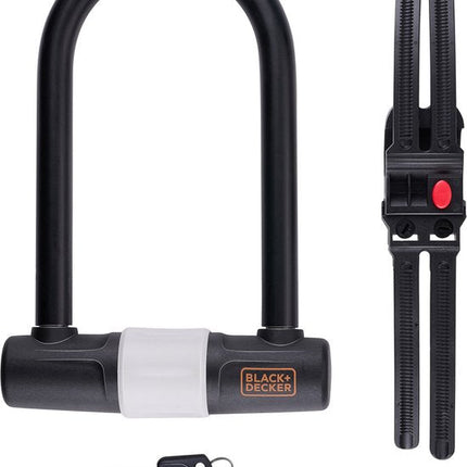 Black &amp; Decker U-Lock – Robust och säker för cykel, motorcykel och skoter