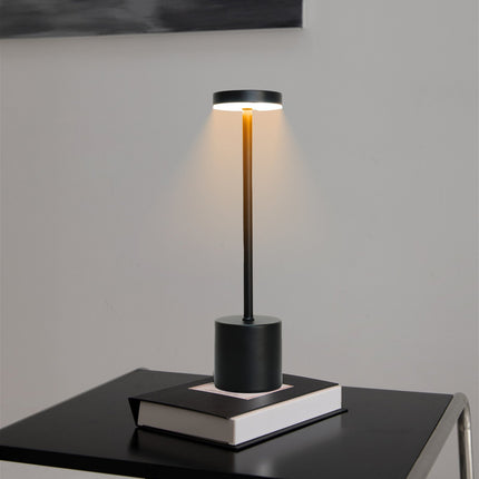 Touch bordslampa med justerbar ljusstyrka och färg - Uppladdningsbart batteri