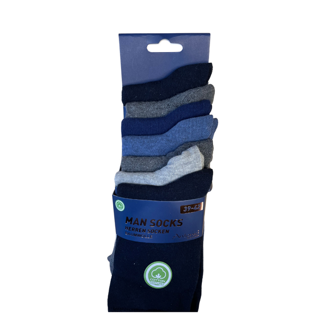Premium Comfort herrstrumpor 7-pack bomull
