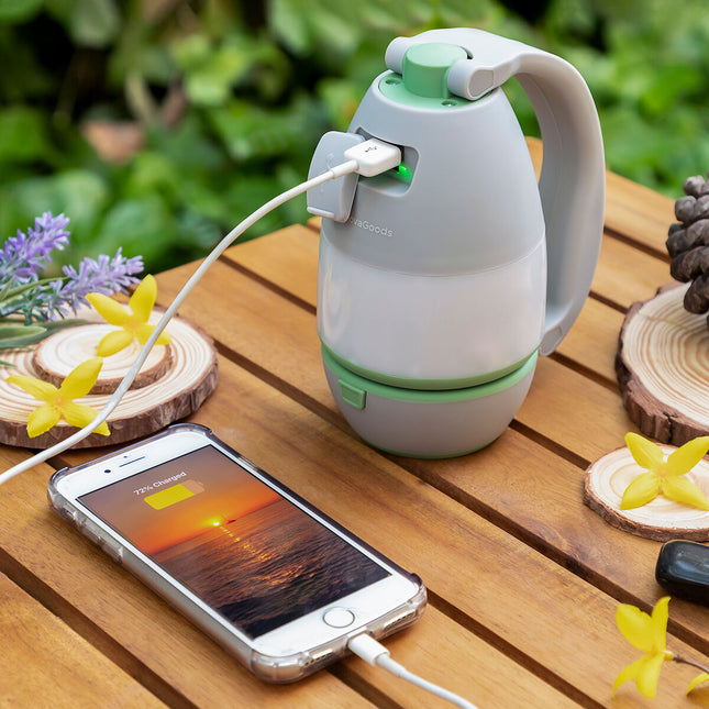 4-i-1 multifunktionell och uppladdningsbar campinglampa Calam InnovaGoods