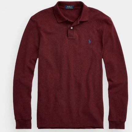 Ralph Lauren Polo långärmad med knappar i normal passform