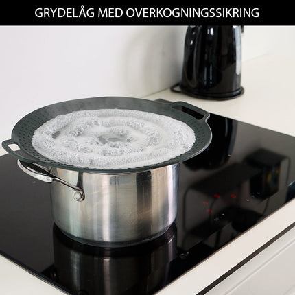Grytlock med överkokningsskydd 