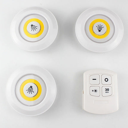 3-Pack LED-belysning EXTRA RABATT INKL. Fjärrkontroll 