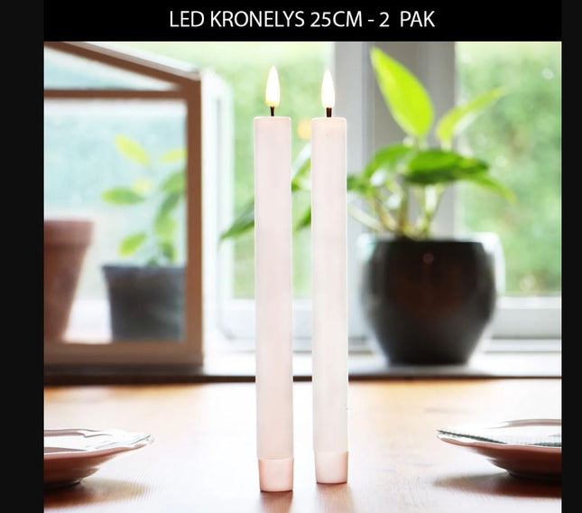 LED kronljus 25 cm - 2 st