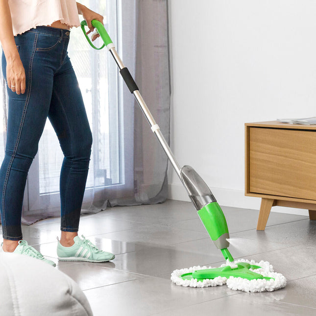 Trippelgolvmopp med sprayburk Trimoppy InnovaGoods