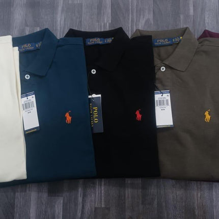 Ralph Lauren Polo långärmad med knappar i normal passform