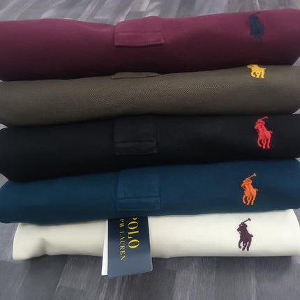Ralph Lauren Polo långärmad med knappar i normal passform