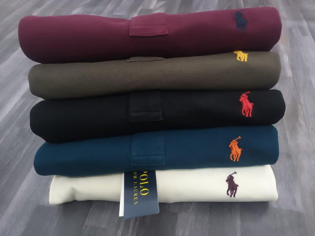 Ralph Lauren Polo långärmad med knappar i normal passform
