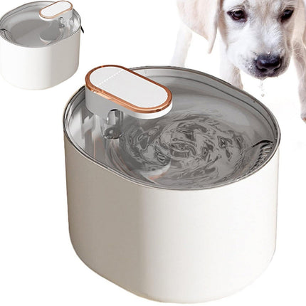 Automatisk vattenfontän för katt och hund - med filter