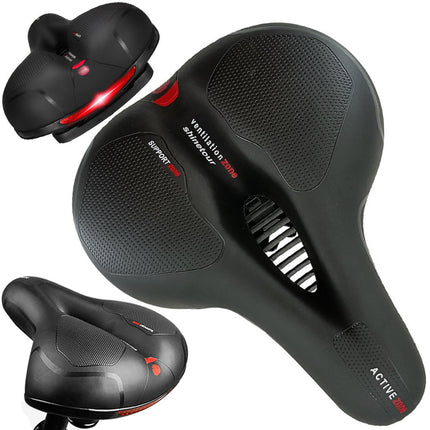 Sportcykelsadel: Ultrakomfort med reflektion och ventilation