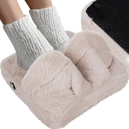 Foot Massager / Uppvärmda Massage Tofflor – Mjuk komfort och avkoppling