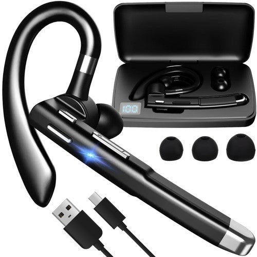 Trådlösa Bluetooth-hörlurar med Powerbank-fodral