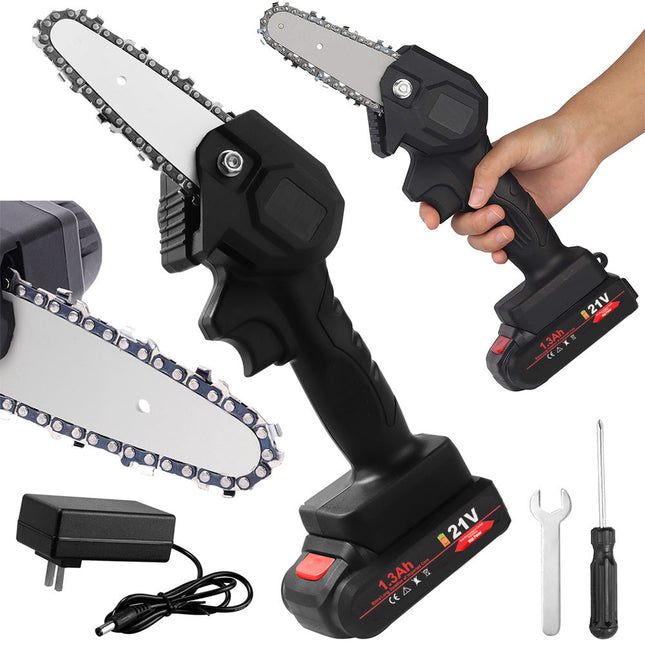 Mini batteridriven motorsåg 