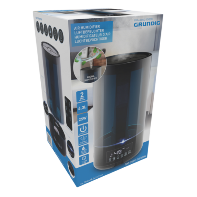 Grundig luftfuktare 4,3 l 