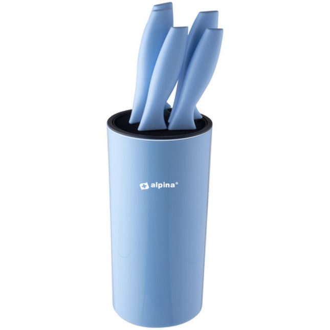 Alpina Knife set inkl. hållare - tillverkad av rostfritt stål 